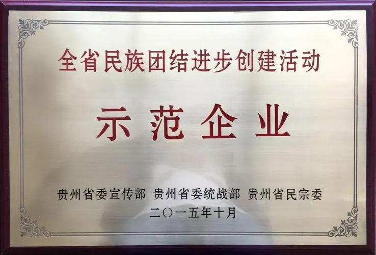 贵州省示范企业