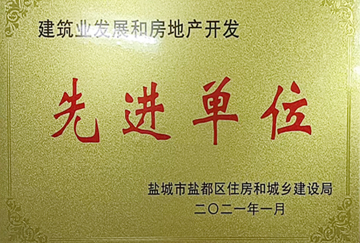 盐城2021年度先进单位